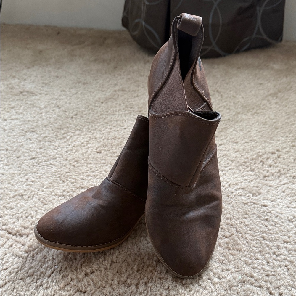 Rocket Dog Leather Ankle Boots